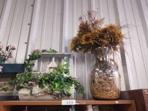 lot 243 image: Set of 2 artificial plants