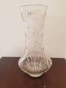 lot 282 image: Crystal Vase - signed by artist