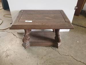lot 317 image: Plastic table with wheels