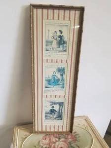 lot 320 image: Framed wall art