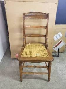 lot 321 image: Wood-Cane chair