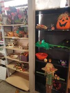 lot 339 image: Selection of Fall and Halloween decorations