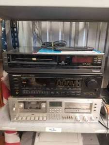 lot 402 image: Eectronics - Toshiba, Pioneer, and Sharp