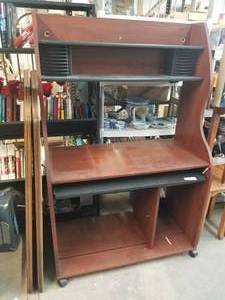 lot 466 image: Computer desk - 18 by 38.5 by 61.5