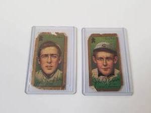 lot 76 image: Selection of 2 baseball cards - Joe Tinker and John Evers