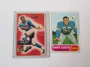 lot 67 image: Selection of 2 football cards - Dorne Dibble and Dave Lloyd