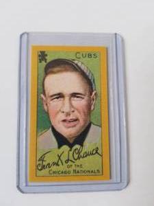 lot 64 image: Frank chance baseball card - Authenticity unknown