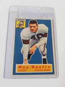 lot 61 image: Ray Renfro football cards