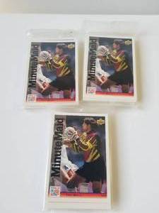 lot 91 image: 1994 Upper Deck minute maid Soccer card set - total of 3 sets