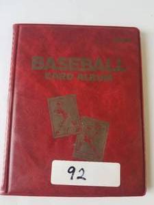 lot 92 image: Album of baseball cards