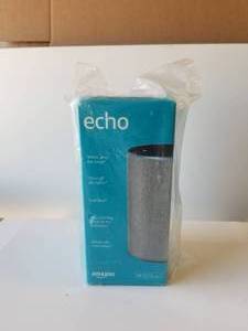 lot 40 image: Amazon Echo device - appears unused