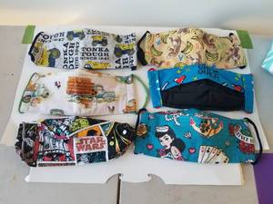 lot 57 image: Selection of face Mask -