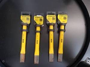 lot 142 image: Stanley 34 cold chisels - 4