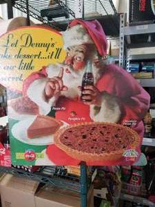 lot 152 image: Coca Cola - Santa Claus - Dennys advertisement
