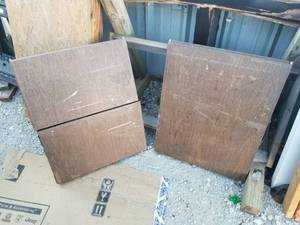 lot 245 image: lot of 2 folding metal tables