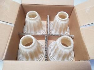 lot 293 image: light fixtures - Glass globes