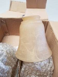 lot 319 image: light fixtures - Glass globes