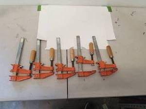 lot 215 image: Selection of 5 clamps