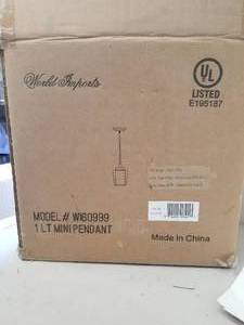 lot 216 image: Light Fixture - hanging