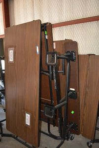 lot 37 image: Uniframe Fold-Up Table Needs Seating Bench