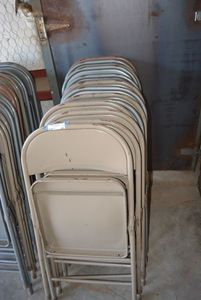lot 44 image: Metal Folding Chairs, 14 Total