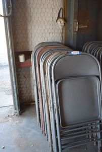 lot 45 image: Metal Folding Chairs, 15 Total