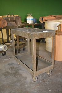 lot 94 image: Rolling Metal Cart CONTENTS NOT INCLUDED