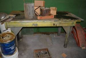 lot 103 image: Work Table as shown CONTENTS NOT INCLUDED
