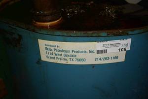 lot 108 image: Barrel of Petroleum with Pump