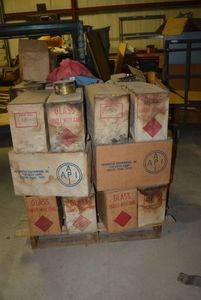 lot 160 image: Industrial Glass Jars and API Handbooks