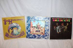 lot 119 image: Albums  Jimi Hendrix and The Rolling Stones