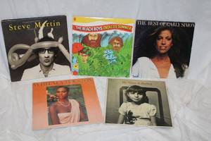 lot 121 image: Albums  Steve Martin, The Beach Boys, Carly Simon, Whitney Houston, Barbara Streisand