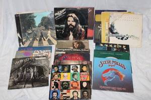 lot 133 image: Albums  The Beatles, Bob Seger, Eric Clapton, Steve Miller Band