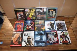 lot 136 image: Movie Collection Includes Marvels Ant-Man and Cival War in Blu-Ray and More Action Movies