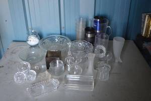 lot 20 image: Dishes for Dining, Candle Holders and Vases