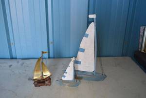 lot 23 image: Sail Boats for Home Dcor