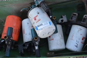 lot 50 image: Oil Filters and Line mounts