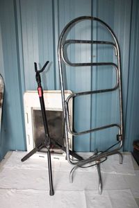 lot 75 image: Blanket Warmer, Guitar Stand and Dog Door