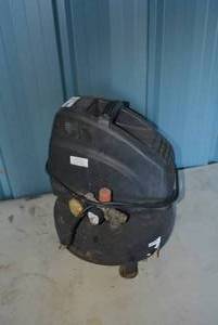 lot 5 image: Pancake Air Compressor Brand unknown.