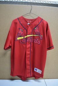 lot 106 image: Russell Athletic Cardinals Baseball Jersey Pujols #5, Size L