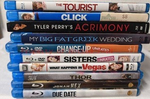 lot 59 image: Lot of 10 Blu-Ray Movies