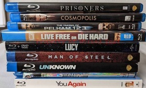 lot 60 image: Lot of 9 Blu-Ray Movies