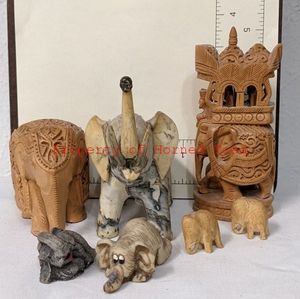lot 62 image: Lot of Elephants. Different sizes and designs, in great condition.