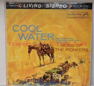 lot 38 image: Vintage Cool Water Songs of the Pioneers Vinyl Record LP