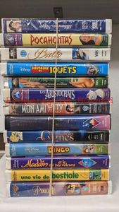 lot 45 image: Unique 13 French Language VHS Movies.