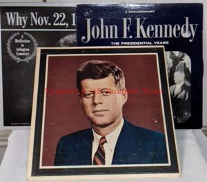 lot 86 image: Three John f. Kennedy Albums of Various Themes all one money