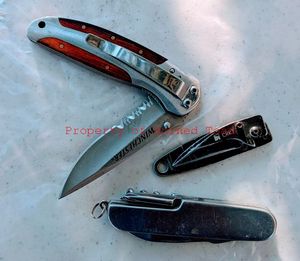 lot 119 image: Three Knives one Money CRKT, Winchester and Generic