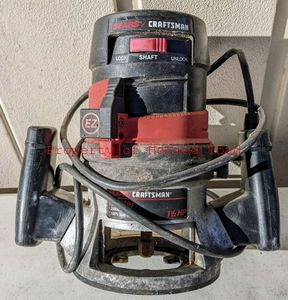 lot 111 image: Craftsman Router 25000 RPMs 100% Ball Bearings