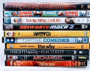 lot 52 image: Lot of Ten DVDs Movies.
