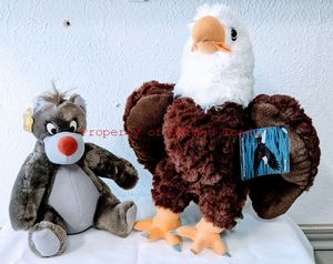lot 133 image: Wild Republic Bald Eagle Plush Standing Stuffed Animal Bird Soft Toy 12 W Tag & Everyone Loves To Get Applause Bear